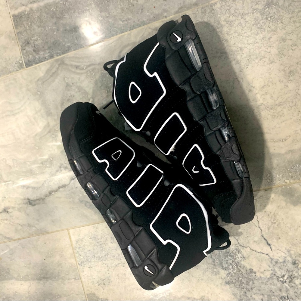 Air More Uptempo 
Black and white